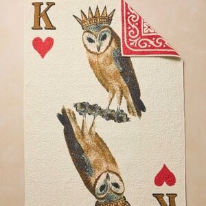 John Derian for Target 70" L  x 50" W  Reversible Quilted Throw (NWT)